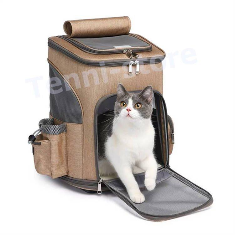 ペットキャリーカート キャスター付き添い人 キャリーバッグ 猫犬3WAY 愛玩動物御徒面子 持ちはこび背嚢 4輪 持ちはこび手押し車 駆け込み寺用