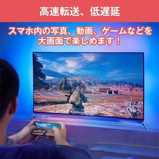 Lightning to HDMI 変換ケーブル テレビ高解像度 ゲーム youtube動画視聴 apple lightning