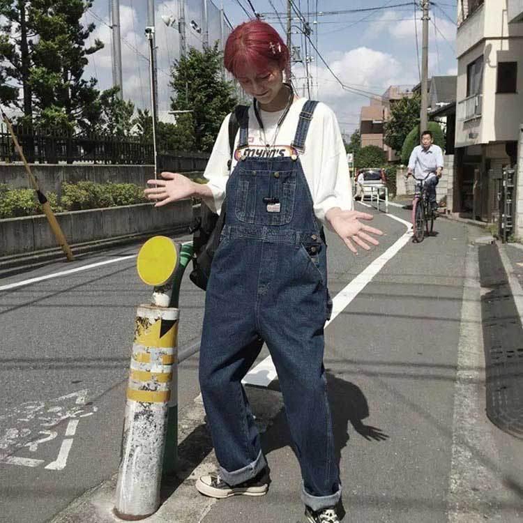 デニム オーバーオール つなぎ サロペット 作業服 作業着 ワーク