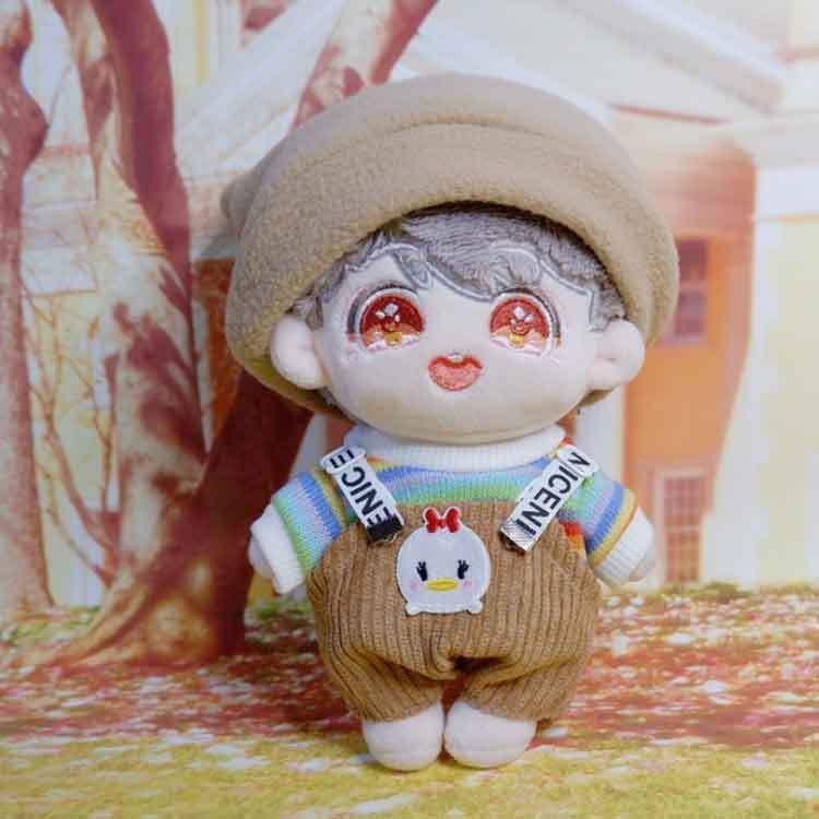 オーダー用 ぬい服 サロペット Tシャツ 帽子セット ぬいぐるみ用服 15センチ 20センチ 15cm 20cm tシャツ