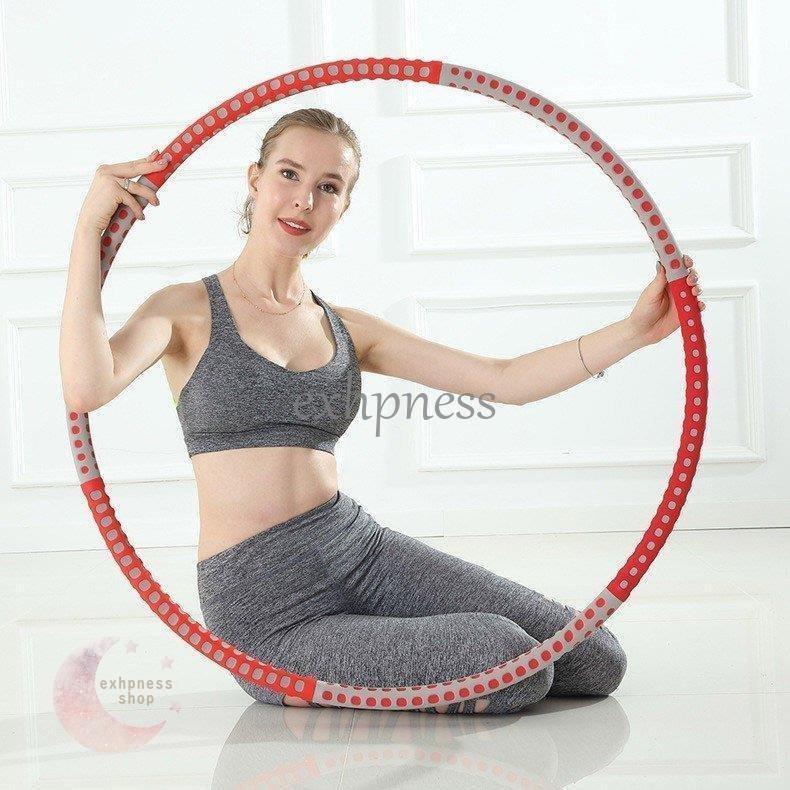 フラフープ エクササイズ用 ダイエット 初心者 重い 重さ調節 お腹