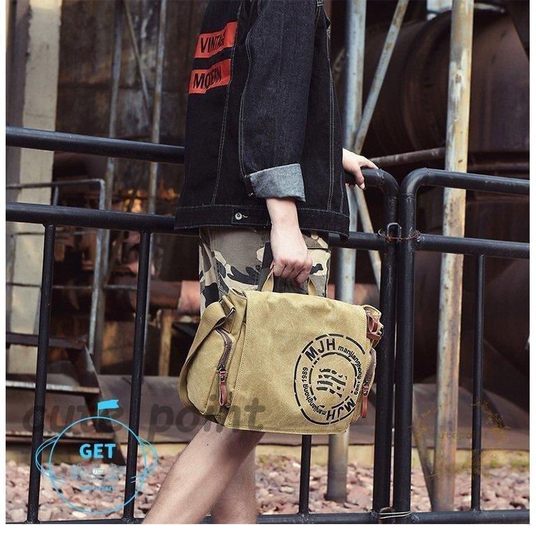 ショルダーバッグ トート メンズ メッセンジャーバッグ 帆布 肩掛け斜