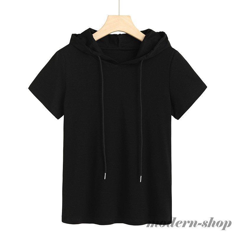 n°21⭐︎美品⭐︎半袖パーカー パーカー フード付きパーカー レディース アウター 半袖パーカー