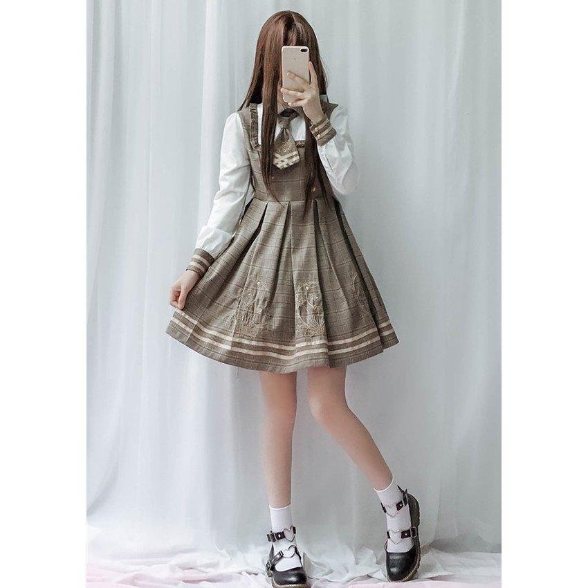 女子中高生クラシックロリータ風Lolita長袖レディースロリータ