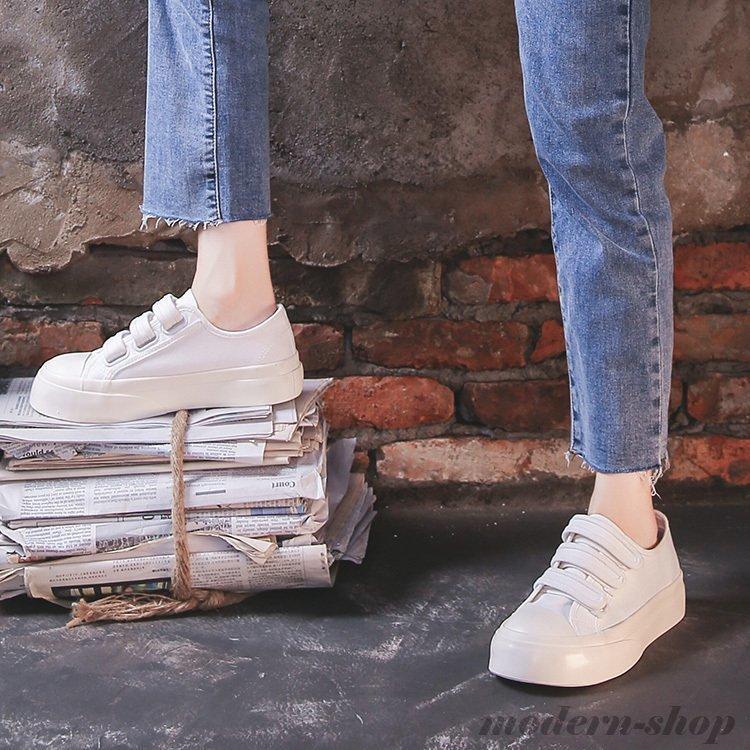 ベルクロスニーカーズックスニーカーレディースシューズ厚底おしゃれ