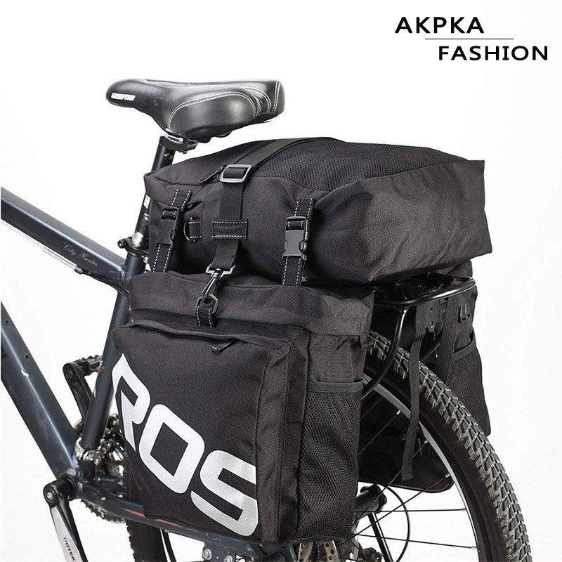 パニアバッグ   大容量　ブラック　自転車　サイドバッグ   黒　7ℓ  ③ Amazon | Rhinowalk 自転車 パニアバッグ 防水 7L大容量 サイド