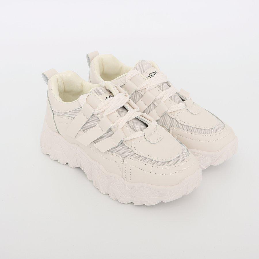 厚底靴スポーツ歩きやすいカジュアル靴スニーカーレディースローカットメッシュ |  | 08