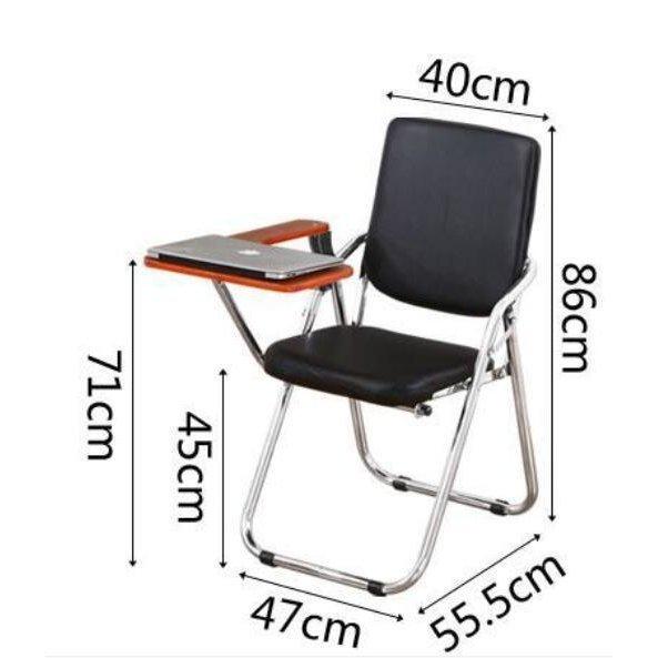 1脚 クッション付き チェアブル2 テーブル 付き 一体型 チェア