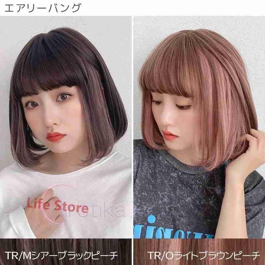 ウィッグボブショート自然フルウィッグショートボブウイッグ