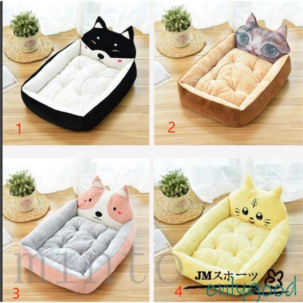 犬用ベッド 小型犬用クッション 猫用 ネコ　猫ベッド （ベッド・マット/カドラー/ペットベッド）（犬用品/ペット用品/ペット用インテリア 寝具）洗える 洗濯 |  | 07