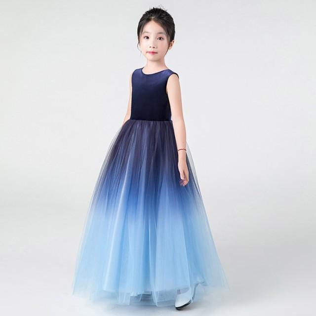 120-160cm ピアノ発表会 ドレス 150 ピアノ発表会 ワンピース 女の子  ワンピース 結婚式 160 子供の画像