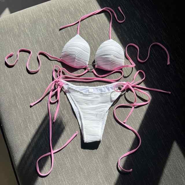 新品 Victoria's secret ライン刺繍 三角ビキニset Amazon.co.jp: VICTORIA'S SECRET ヴィクトリアシークレット・ 水着