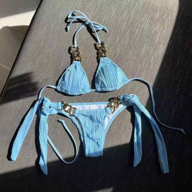 8色 ブラジリアン ビキニ 水着 レディース セクシー マイクロビキニ