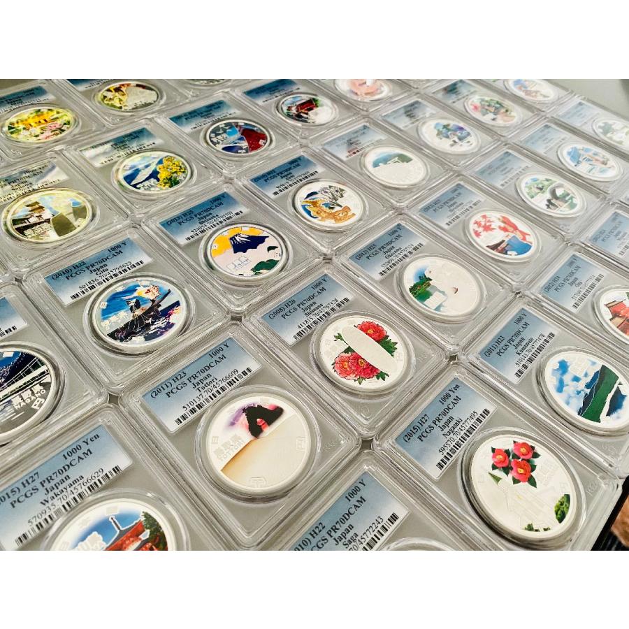 PCGS 最高鑑定 70点満点 地方自治 全47都道府県コンプリート NFC