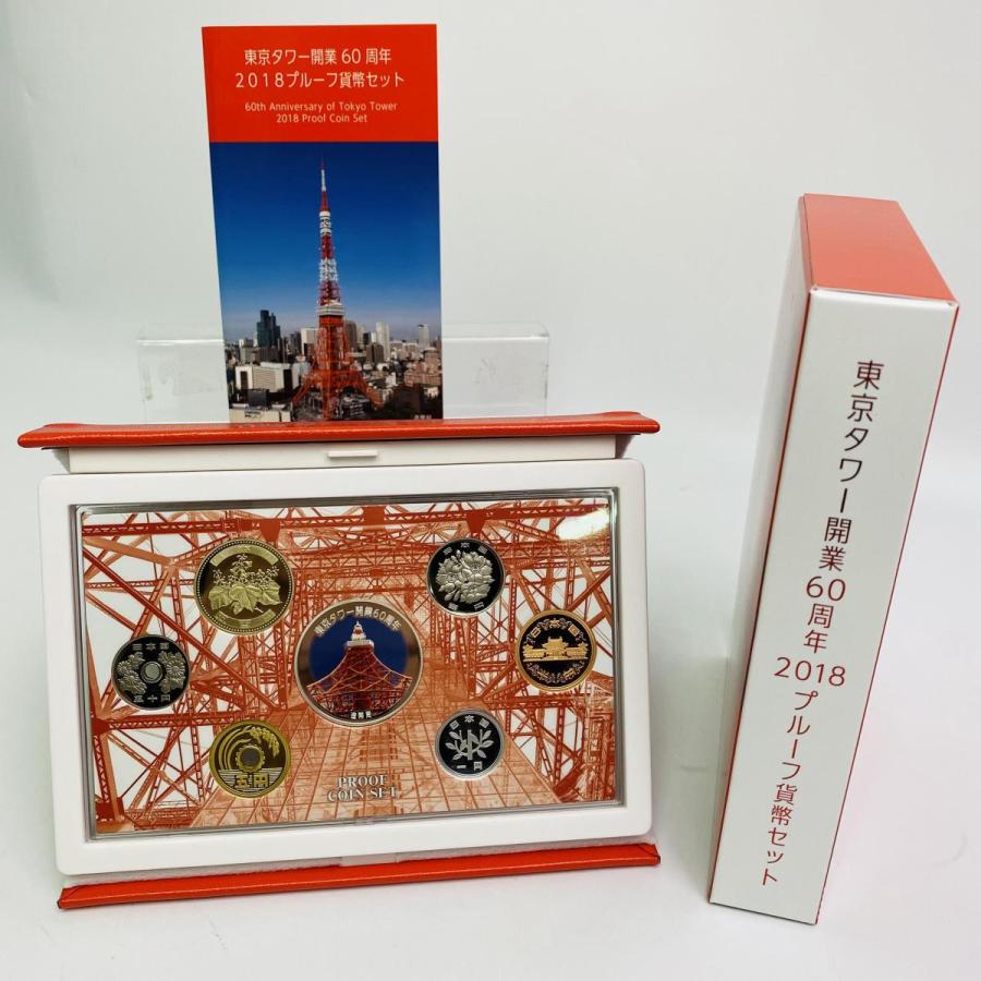 東京タワー開業60周年 2018 平成30年 プルーフ貨幣セット 未使用 美品！-
