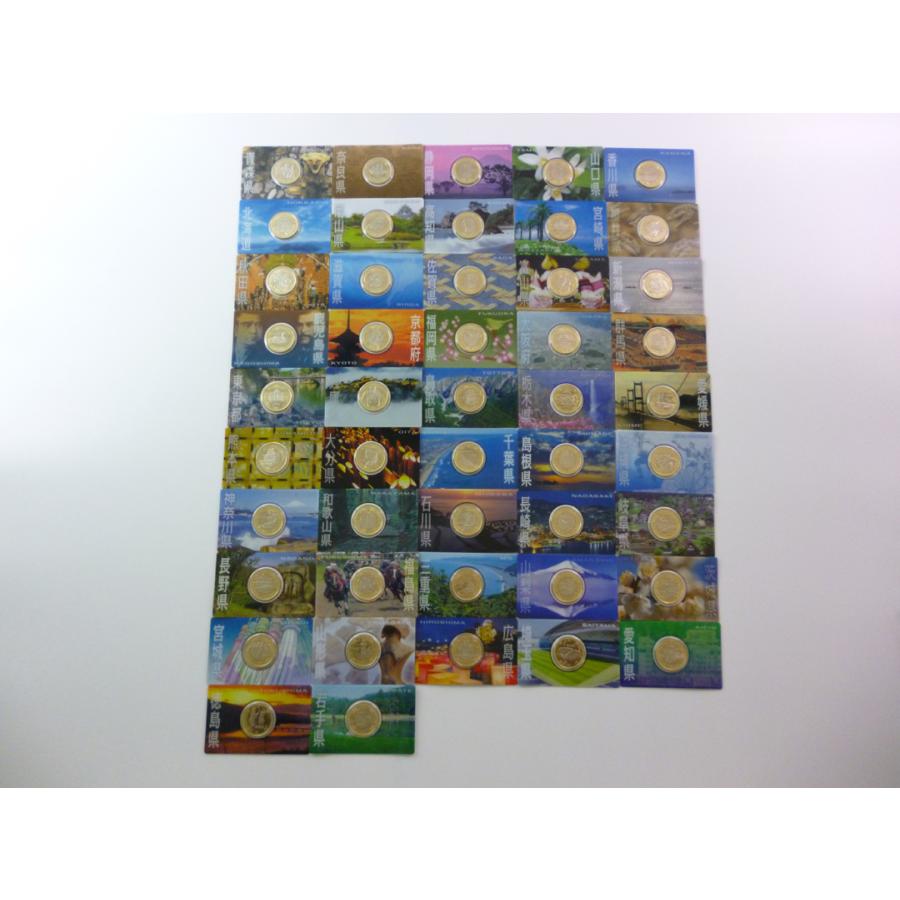 激安正規 工芸品 民芸品 送料無料 カード型コンプリート 500円バイカラー クラッド貨幣 47都道府県セット 地方自治 全ての Applefaces Co