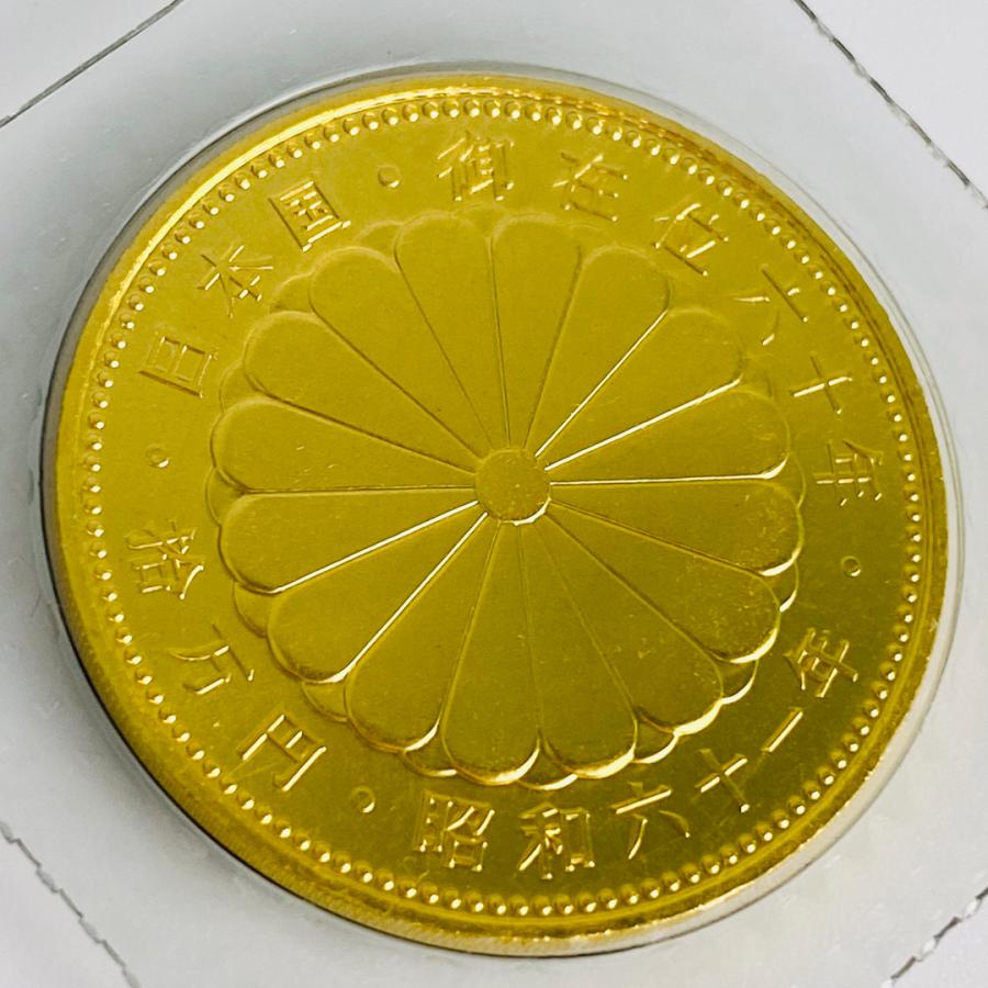 日本国 天皇陛下御在位六十年 10万円金貨 昭和61年 未開封品 硬貨 記念 