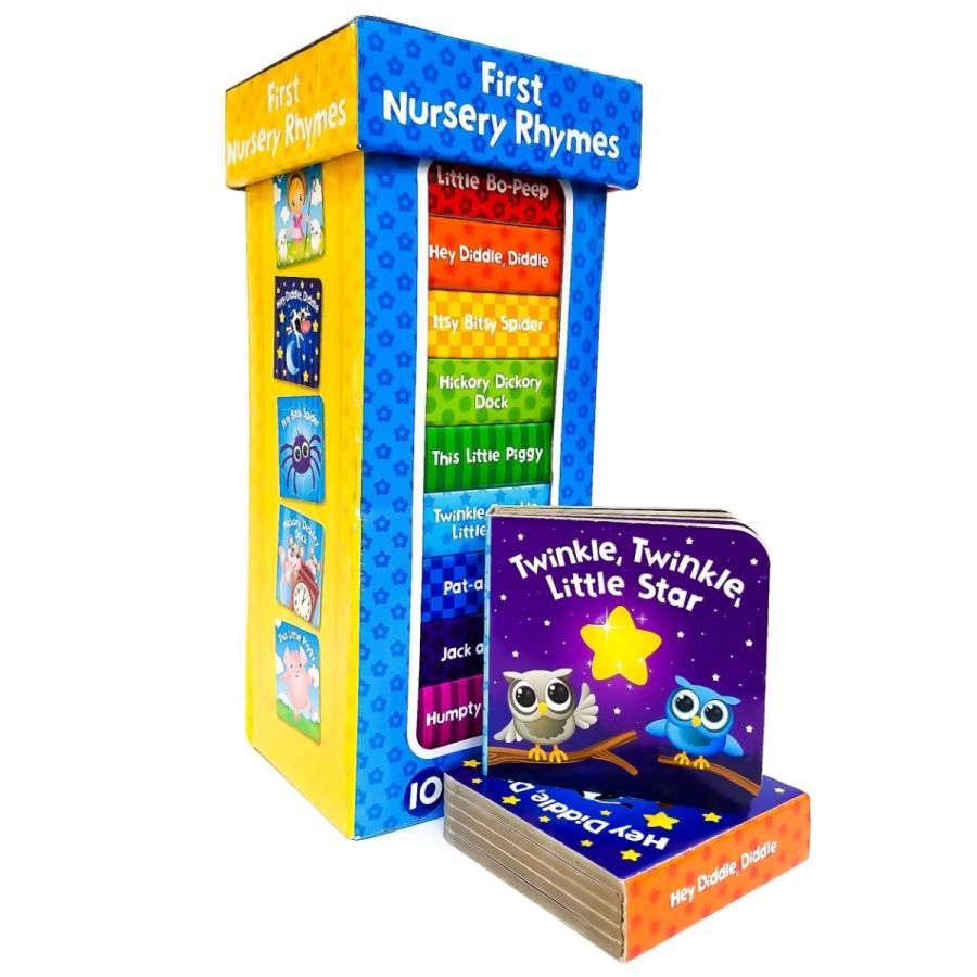 My First Nursery Rhymes Book Tower - 有名な英語の童謡の英語絵本１０冊ブックセット(ボードブック) 赤ちゃん・幼児向け｜stusmarket｜07