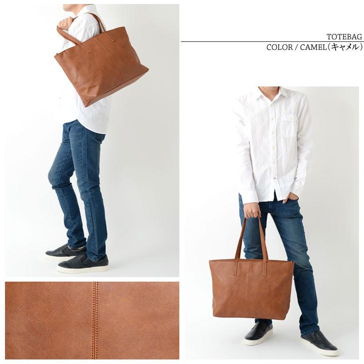 トートバッグ メンズバッグ レザー調 カジュアル ビジネスバッグ 鞄 手持ち 肩掛け キレイめ B4 大容量 3層構造 多機能 無地 シンプル ユニセックス Bag 029 Style Aholic 通販 Yahoo ショッピング