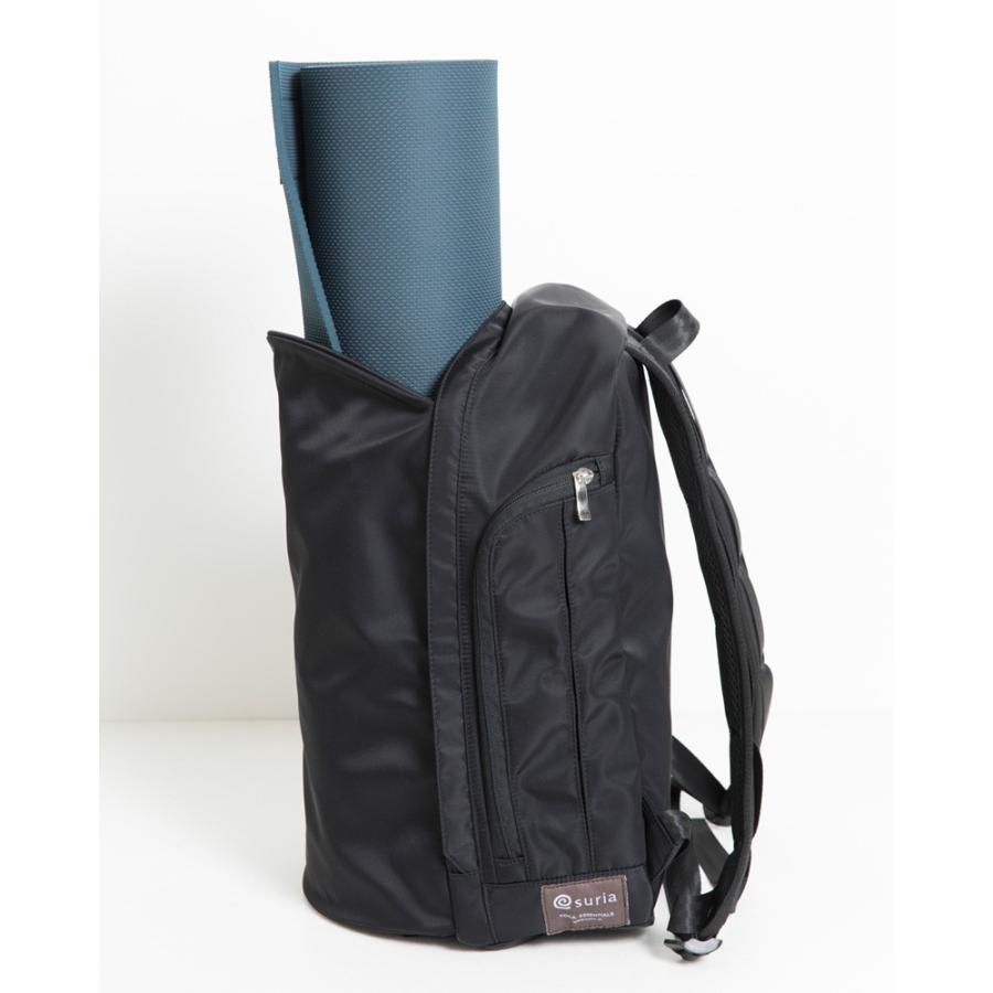 suria スリア ヨガバッグ リュック ブラック 楽天市場】suria スリアヨガ リュック ヨガマット デイパック
