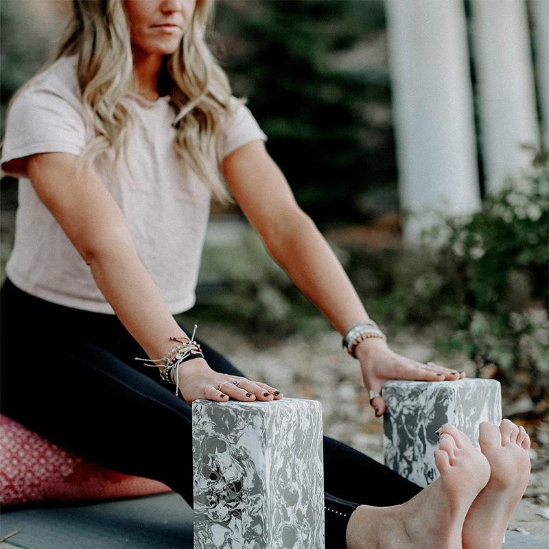 Hugger Mugger ハガーマガー マーブルフォームブロック ヨガ