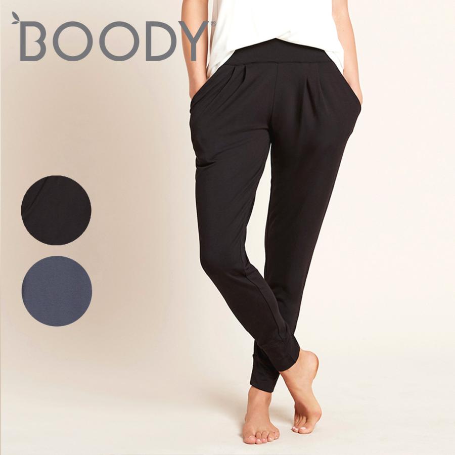 BOODY（ブーディ） ボトムス ダウンタイム ラウンジパンツ 夏 ルームパンツ ラウンジウェア ルームウェア ロングパンツ 竹繊維 サス ...