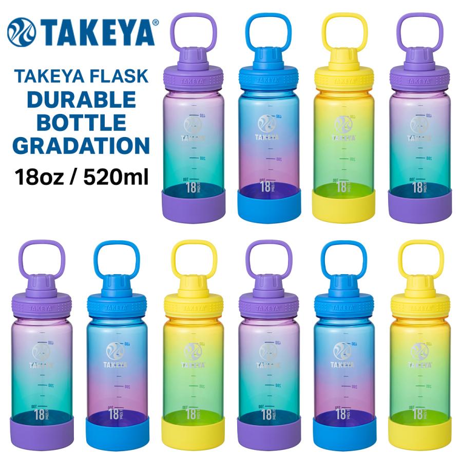 TAKEYA FLASK タケヤ 水筒 デュラブルボトル グラデーション520ml 18oz