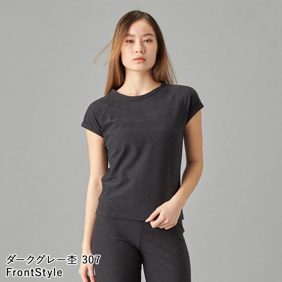 Chacott BALANCE チャコット ヨガウェア トップス PeachMoku Tシャツ