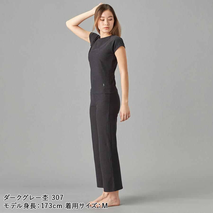 Chacott BALANCE チャコット ヨガウェア トップス PeachMoku Tシャツ