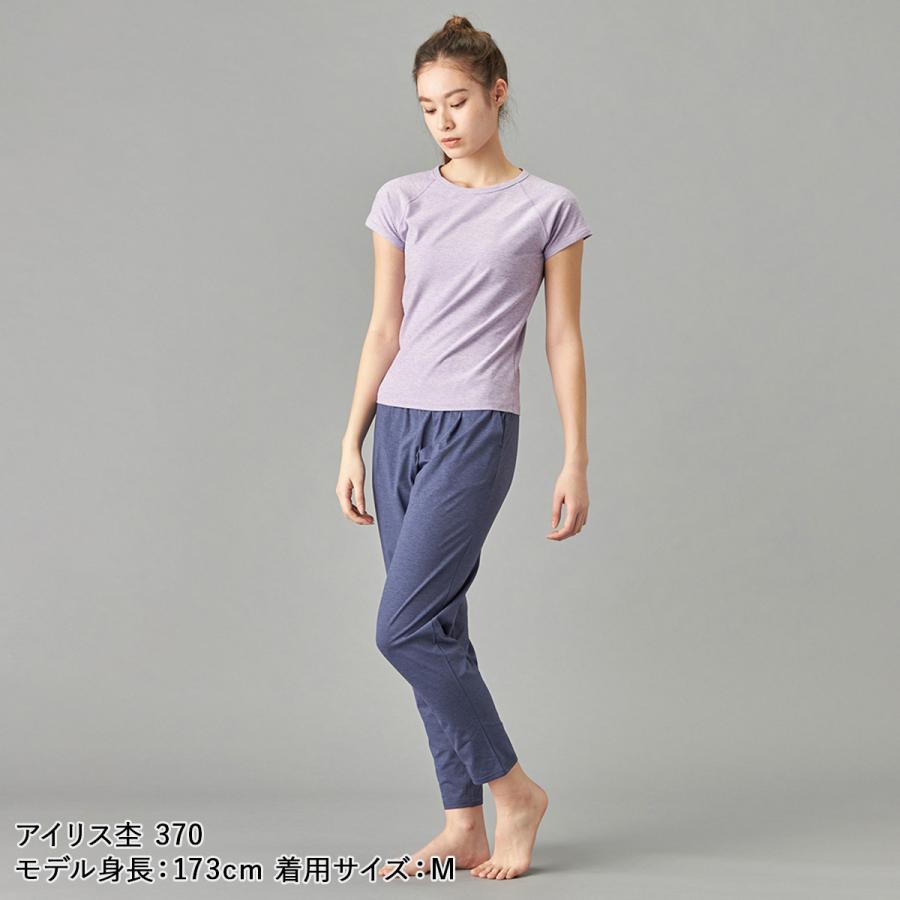 Chacott BALANCE チャコット ヨガウェア トップス PeachMoku Tシャツ