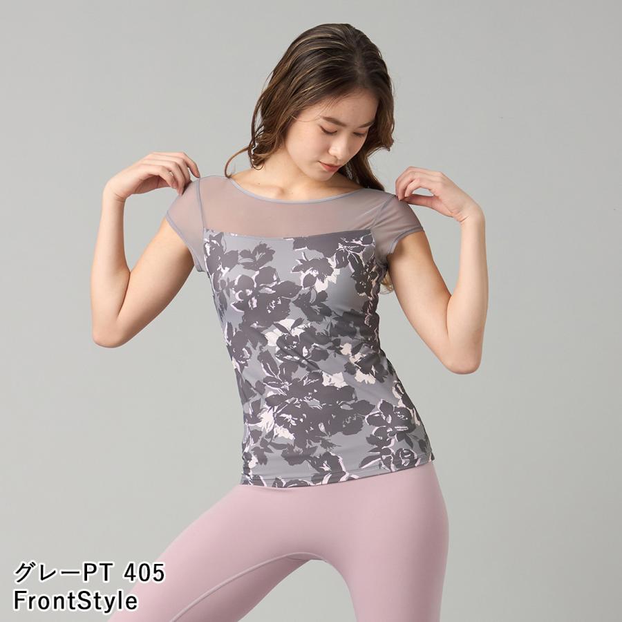 Chacott BALANCE チャコット ヨガウェア トップス ローズシルエット