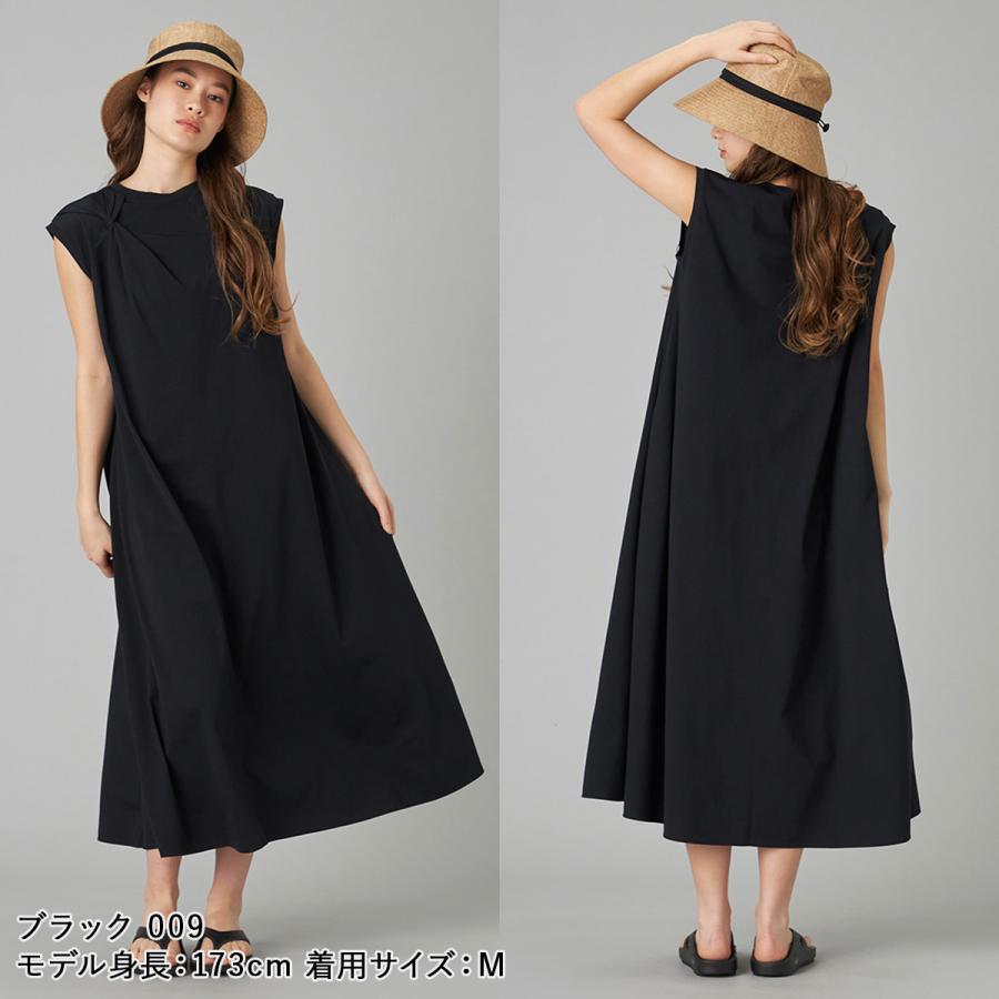 チャコット EasyCare+ツイストワンピース 256230-0408-61 ヨガウェア 2026SS 春 夏 フレンチスリーブ 半袖 Aライン 前後2way レディース 体型カバー 送料無料の画像