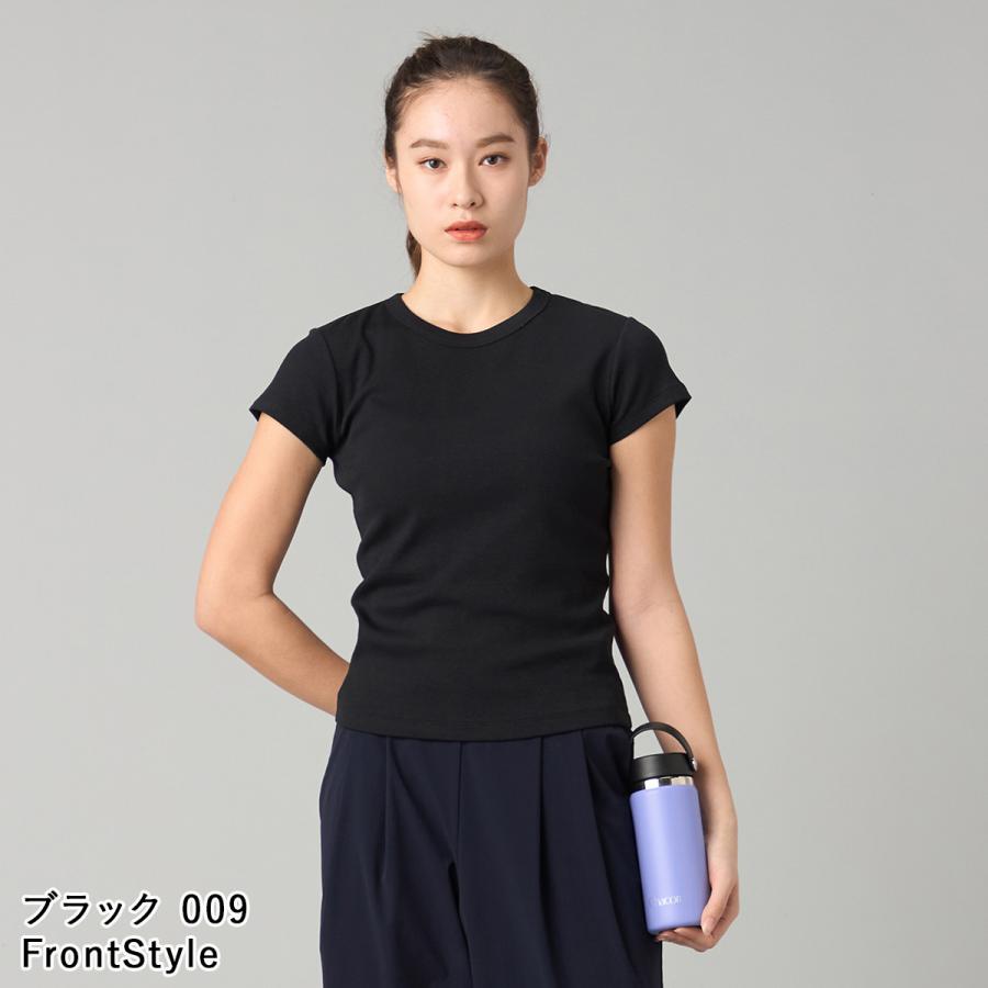Chacott BALANCE チャコット ヨガウェア トップス ソフトリブTシャツ