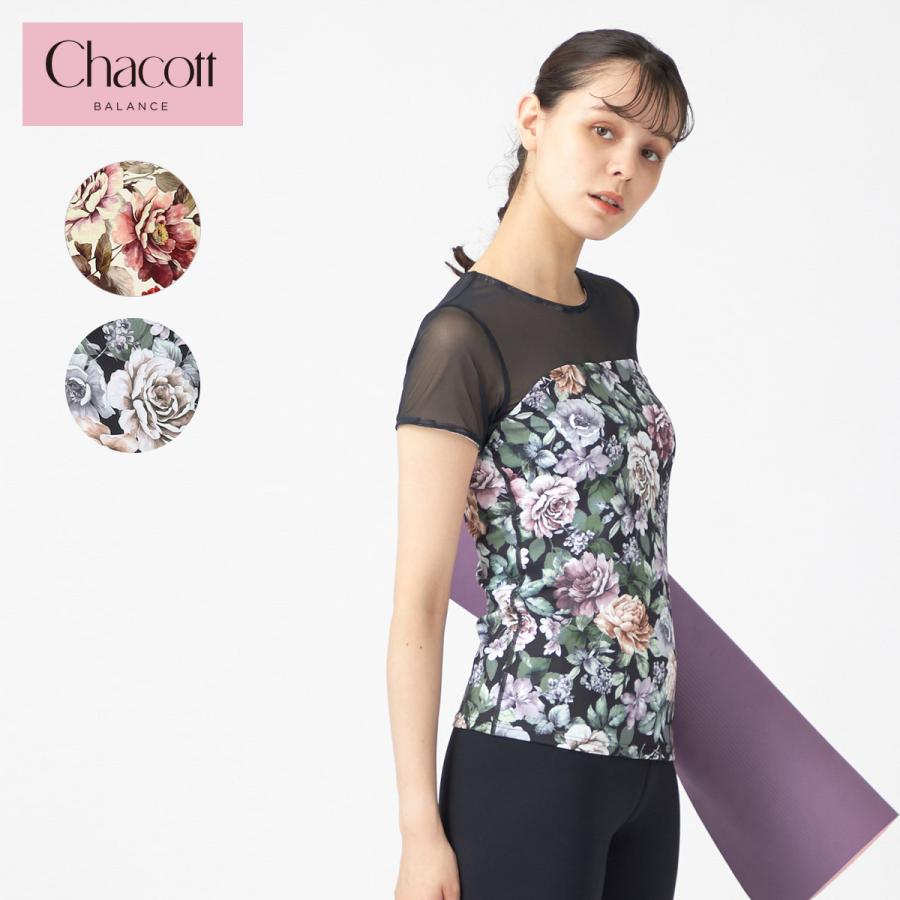 Chacott BALANCE チャコット ヨガウェア トップス ピオニー Chacott BALANCE チャコット ヨガウェア トップス ピオニー