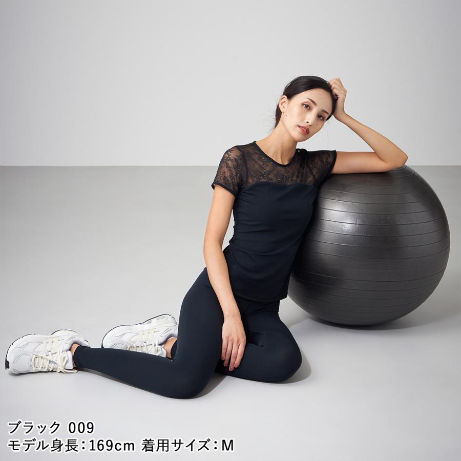 Chacott BALANCE チャコット ヨガウェア トップス レースコンビ Chacott BALANCE チャコット ヨガウェア トップス レースコンビ
