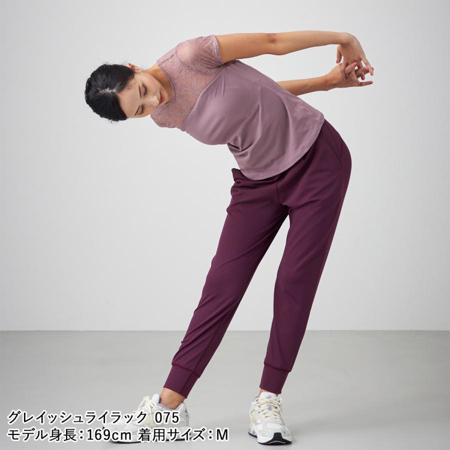 Chacott BALANCE チャコット ヨガウェア トップス レースコンビ Chacott BALANCE チャコット ヨガウェア トップス レースコンビ