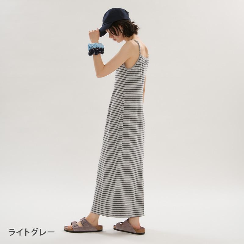 emmi yoga（エミヨガ） エミ emmiロゴカップ付きパイルワンピース