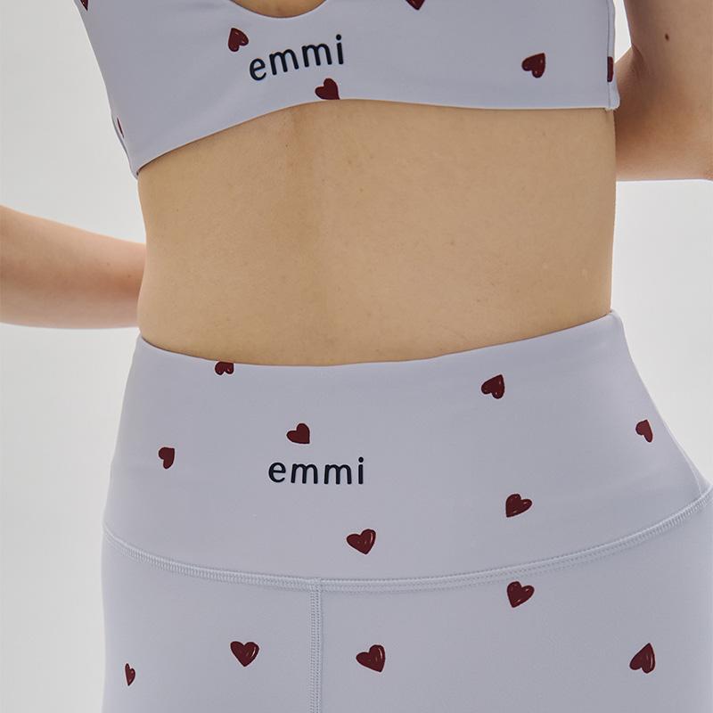 emmi yoga（エミヨガ） エミ emmi ヨガウェア ボトムス ハートパターン