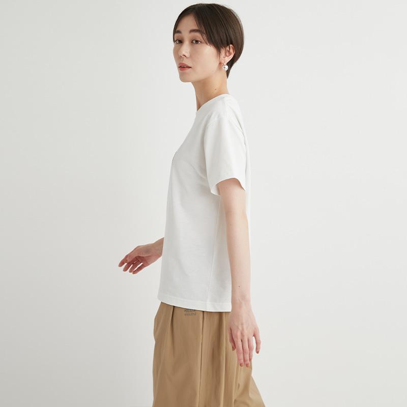 emmi yoga エミヨガ ヨガウェア トップス eco UVカットemmiロゴT emmi yoga エミヨガ ヨガウェア トップス eco UVカットemmiロゴT