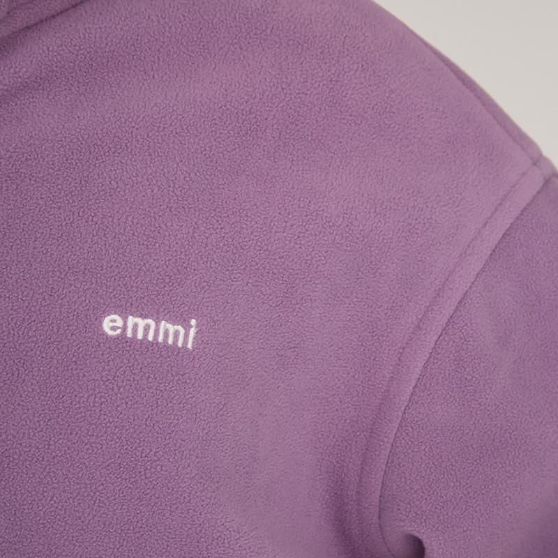 emmi エミ トップス ecoフリースハーフジッププルオーバー 13WCT255012