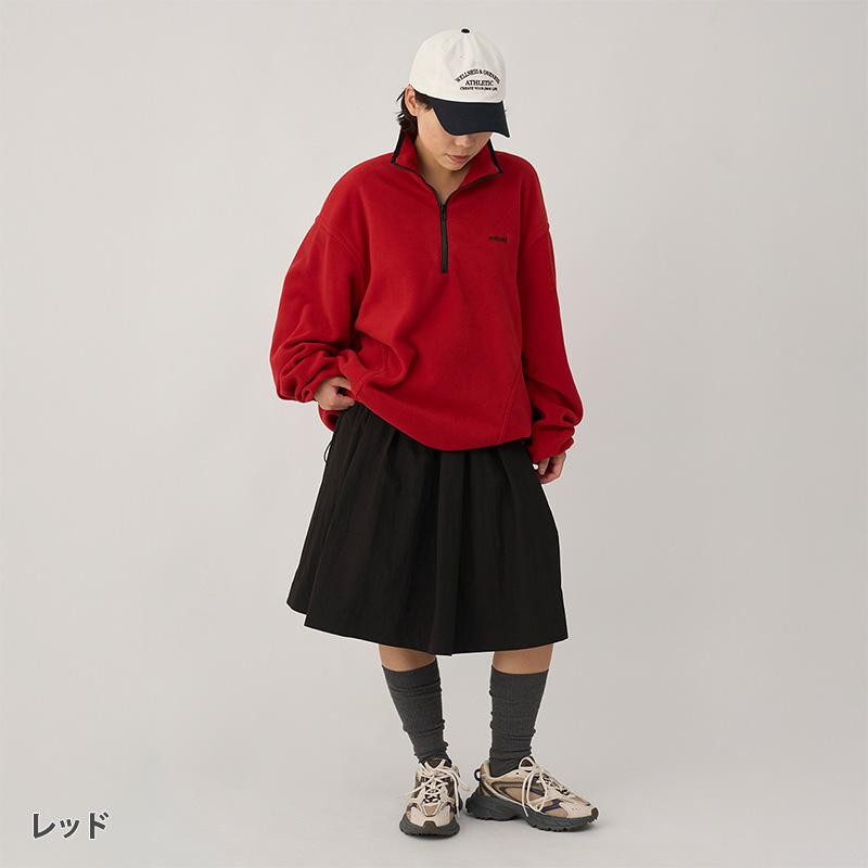 emmi/ エミ　トップス／スウェット eco フリースハーフジッププルオーバー eco フリースハーフジッププルオーバー(スウェット/パーカー