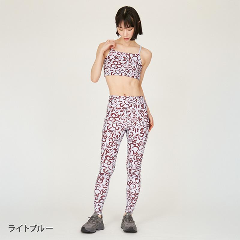 エミ emmi ヨガウェア ボトムス プルメリアアートレギンス