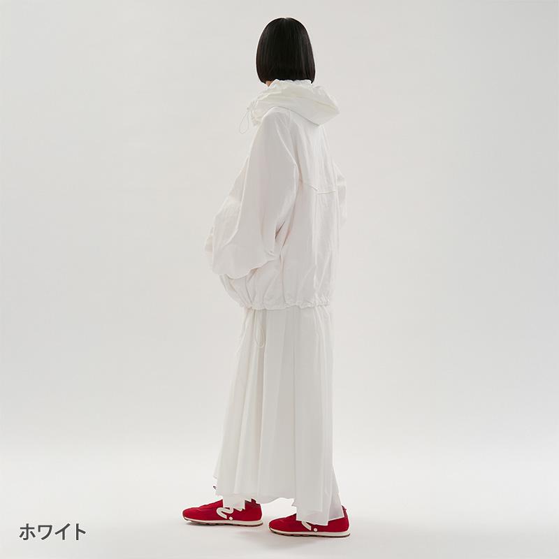 emmi yoga フード付きパーカー シャカシャカ emmi yoga（エミヨガ） エミ ウェア ビッグフォルムフーディーブルゾン
