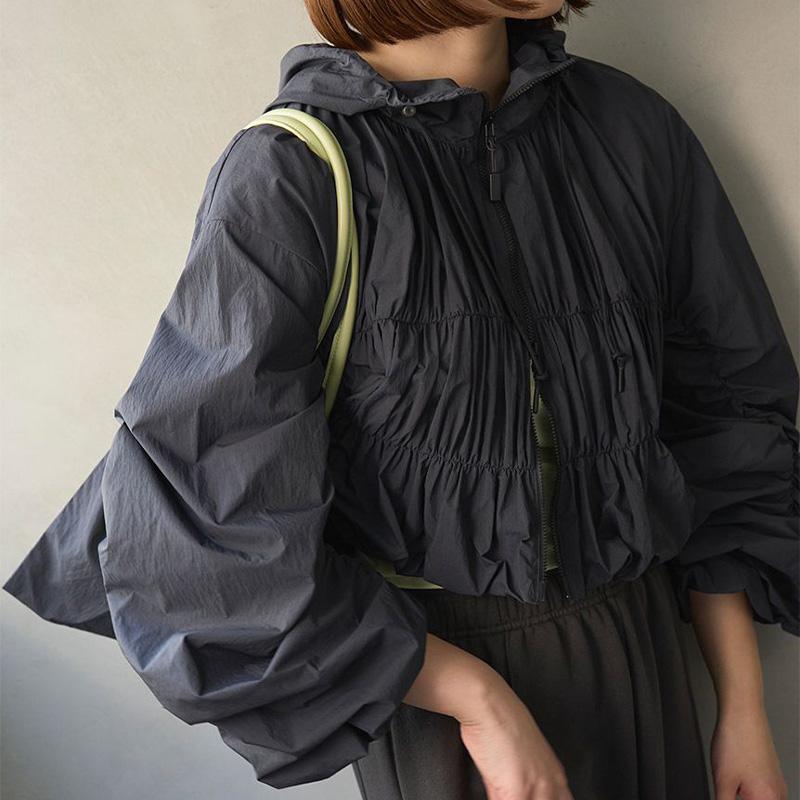 emmi UVカット ブルゾン アウター emmi yoga（エミヨガ） エミ emmi アウター Movique シャーリング