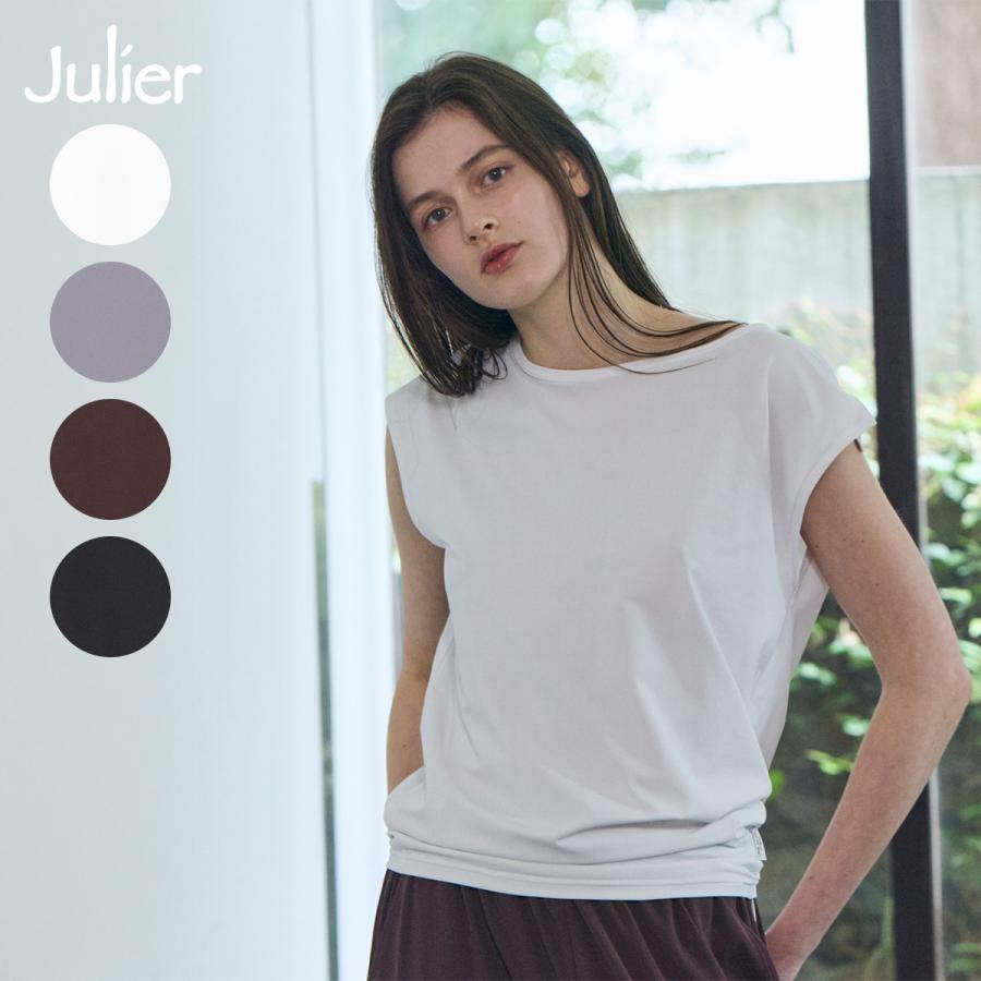 Julier（ジュリエ） ヨガウェア トップス Ecocoベア天竺チュニック