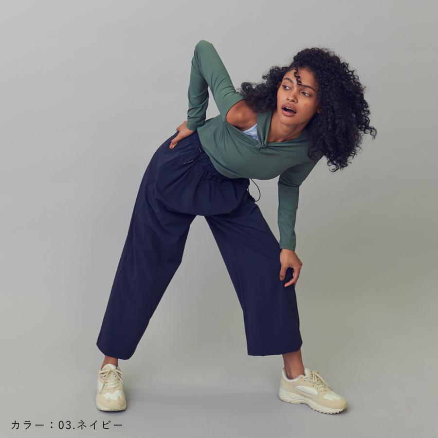 ジュリエ　ヨガパンツ Julier（ジュリエ） ヨガウェア ボトムス Play撥水リラックスパンツ