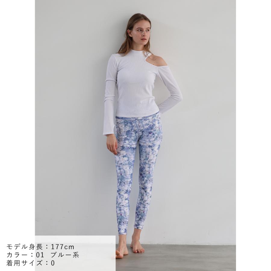 ジュリエ Julier  ヨガパンツ sandflowerプリントスーパーハイレギンス b1954jup009 S/M/Lサイズ レギンス パンツ レディース ヨガウェア ピラティスウェア 吸水速乾 ストレッチ 美脚 ホットヨガ 秋冬 新作 2025年 Julier（ジュリエ） ヨガウェア ボトムス sandflowerプリント スーパー