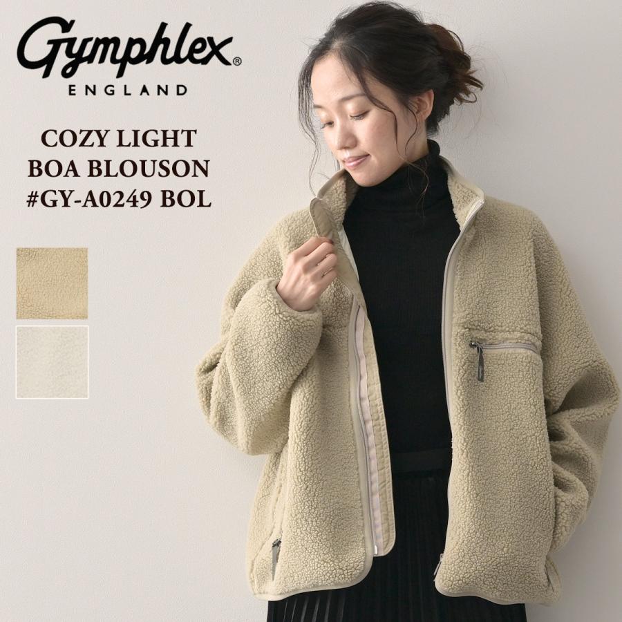 GYMPHLEX（ジムフレックス） コージーライトボアブルゾン #GY-A0249BOL
