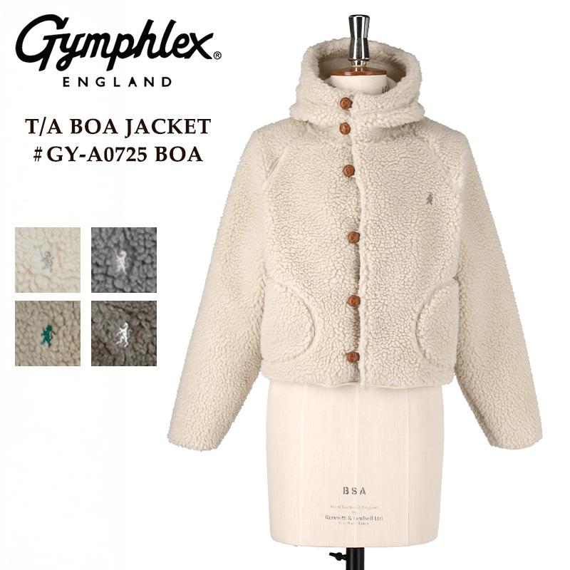 GYMPHLEX（ジムフレックス） セール ボアフードショートジャケット #GY 