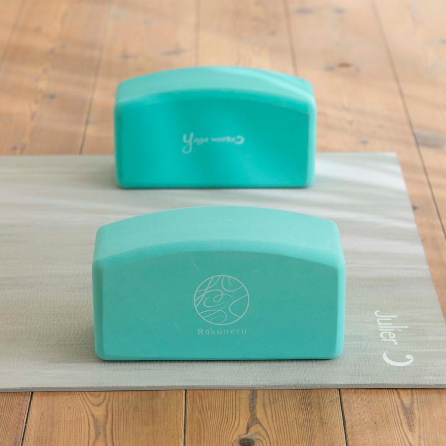 ヨガワークス yogaworks らくねるアーチヨガブロック 単品 YW-E316